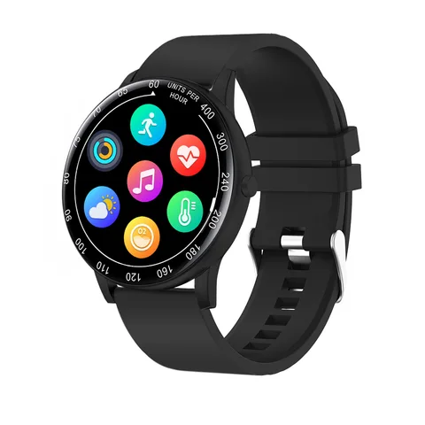 Smart Watch Men Full Touch Call Reminder Waterproof Heart Rate Fitness Tracker Round Smartwatch Women for Android IOS Phoen