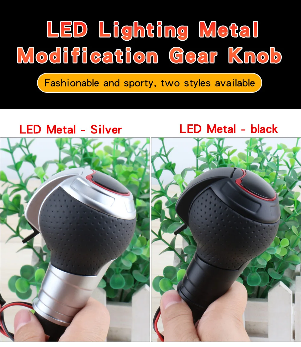 Gear Shift Knob For Audi A6 C7 A3 8v A7 A1 Q2 Q3 S3 S5 S6 S7 RS 3 4 6 7 SQ5 Led