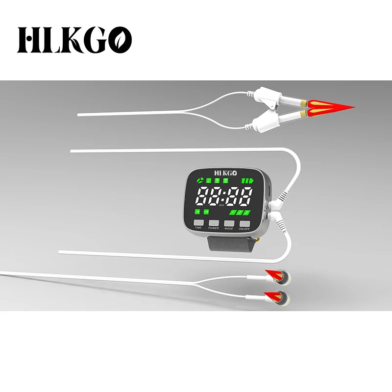 New 7 Holes Semiconductor HLKGO Laser Treatment Instrument Wrist Watch Nasal Congestion Physiotherapy Equipment Laser Therapy