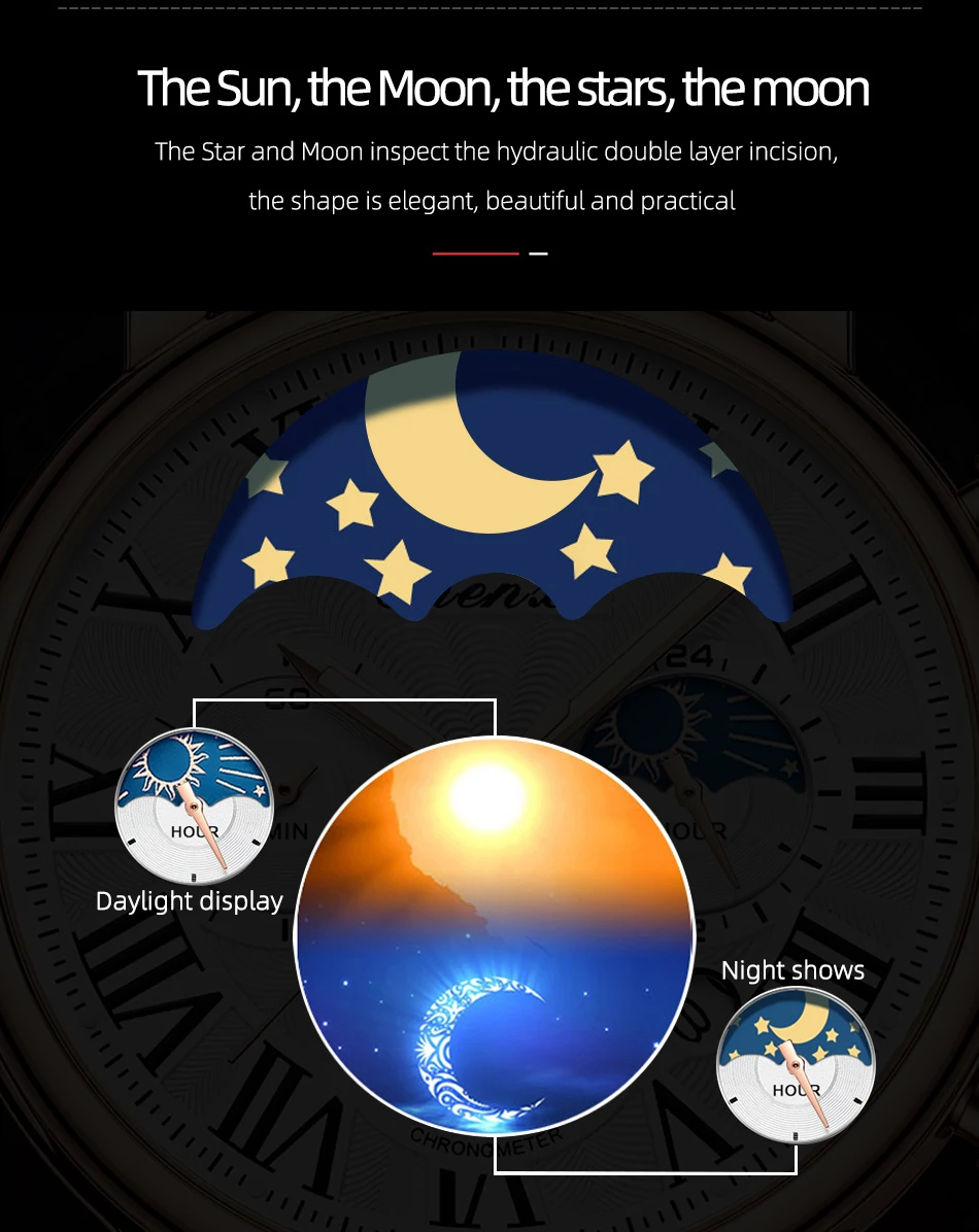 luxo pulseira de couro data relógio de