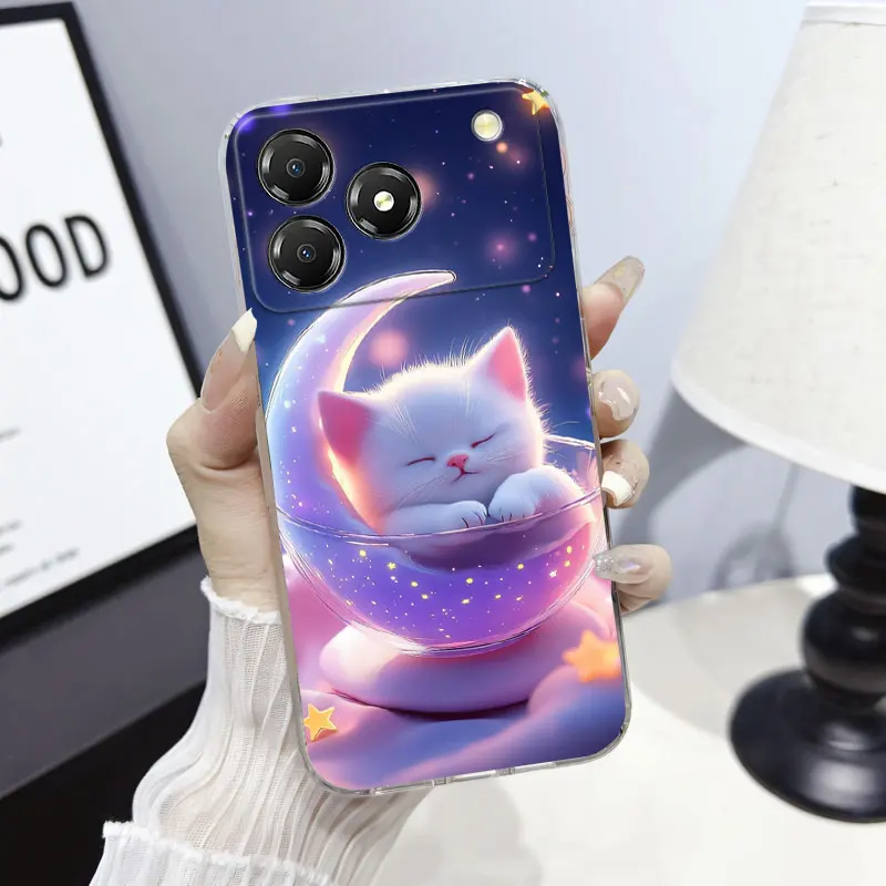 Marble Clear Soft Silicone Protective Phone Case
