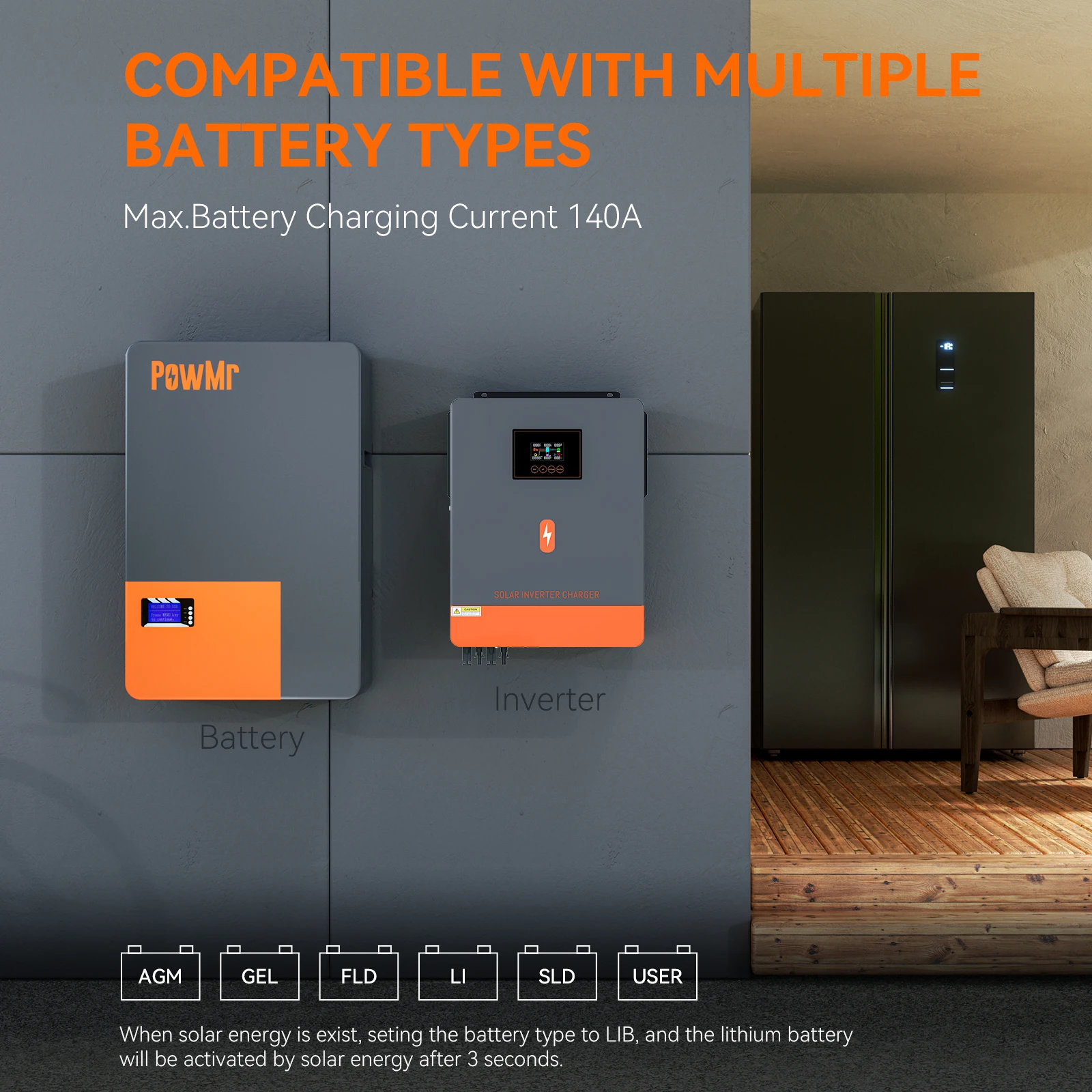 시유 파워엠알 순수 정현파 태양광 인버터 10.2KW 48V MPPT 140A 온/오프 그리드 하이브리드 태양광 인버터 (태양광 시스템용)
