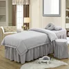5pcs  Bedspreads Mattress Pad Bedsheets Nordic Bedding Adjustable Massage Tables Spa Beauty Salon Cover Quilted Skirts King Size 6