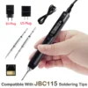 SEQURE S20 Precision Electronic/Phone Repair Nano Soldering Iron Compatible With JBC115 Solder Tips Support PD/QC Power 2