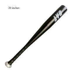 Kids and Adults All - Aluminum Alloy Baseball Bat - Durable Multi - Color Practice Bat (20 inch black)