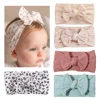1pcs Bow Baby Head Band for Children Print Baby Headbands Newborn Cable Headband Turban Kids Headwear Baby Hair Accessories Girl 1