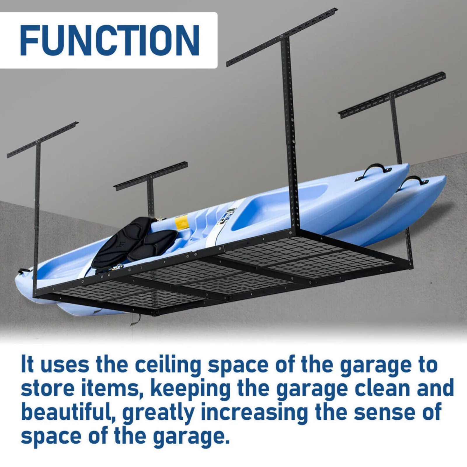 Heavy Duty Adjustable Garage Ceiling Storage Rack