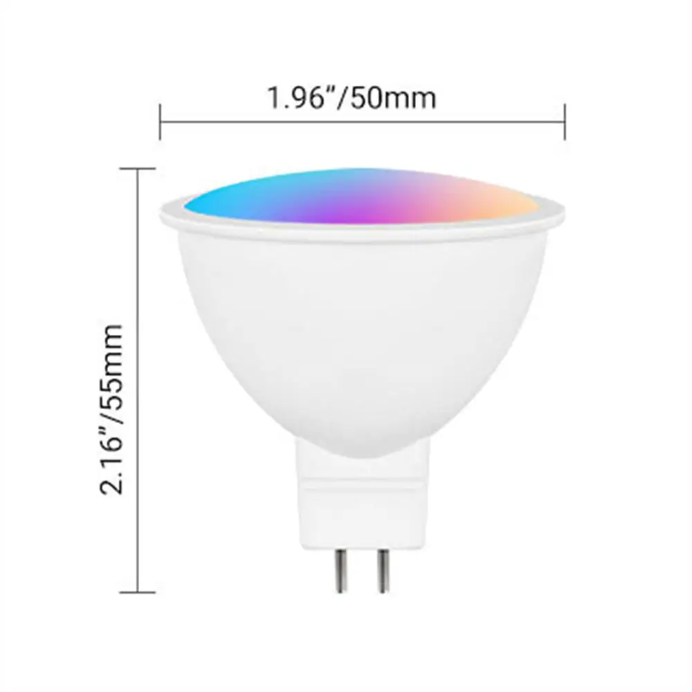 Xiaomi Smart Homekit WiFi MR16 Smart LED Light Bulb 12V RGBCW Dimmable Lamp Siri Voice Control 5W Spotlighting Color Changing