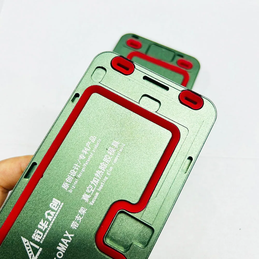 XHZC Vacuum Heating Degumming Mold LCD Bracket Adsorption Structure iPhone 16 12 13 14 15 PM Display Screen OCA Glue Removal