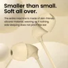 Type-C/3.5mm Earphones Wired Soft Silicone Sleep Headphones With Mic Handsfree  Headset In-Ear HIFI Earbuds For Mobile Phones 4