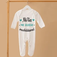 My Aunt Loves Me Very Much Babygrow Sleepsuit Baby Coming Home Outfit  Newbron Shower Gift Infant Romper Boys Girls Sleepsuit 1