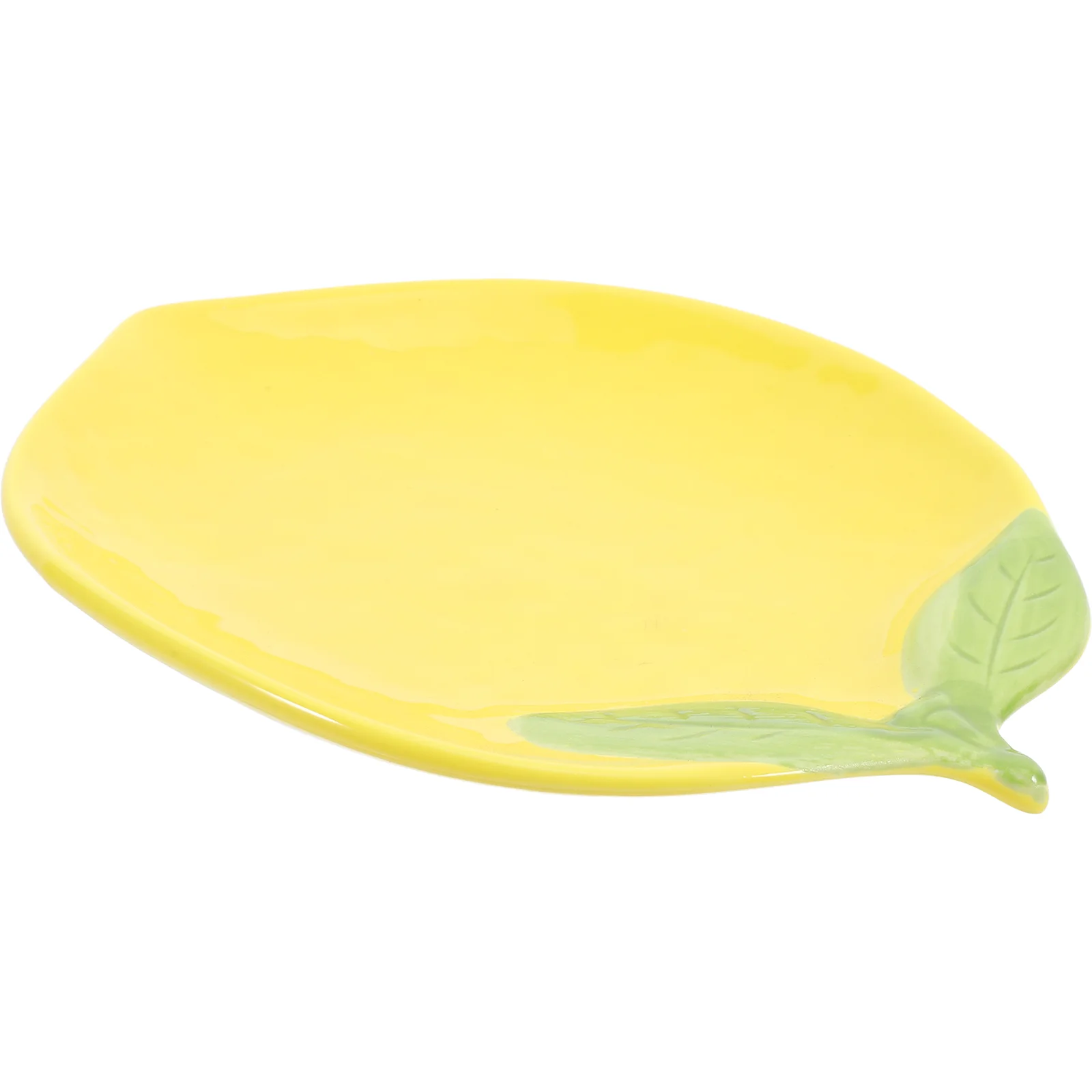 Lemon Dinner Plate Kitchen Spoon Holder Plates Decorative Decorate Ceramic Ceramics Boho Dishes Bowls Serving Tray Platter