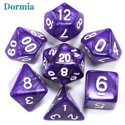 Elegant Marble Dice Set with Pearl Veins (A05)