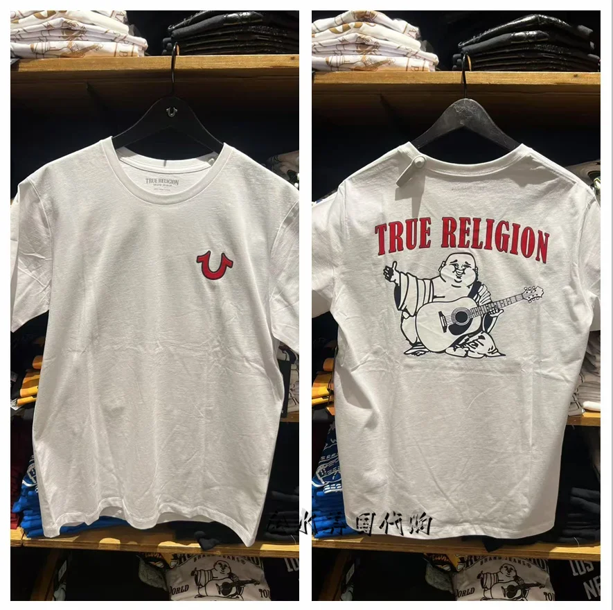 2025 New Products Short Sleeves True Beliefs Men's and Women's Summer Breathable Casual Tops Simple and Versatile Trend Models 3