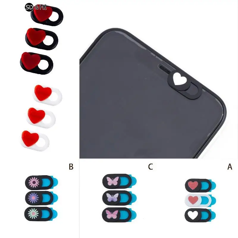 3 Pezzi Webcam Cover Phone Privacy Cover Protettiva Laptop Len Cover Shutter Slider