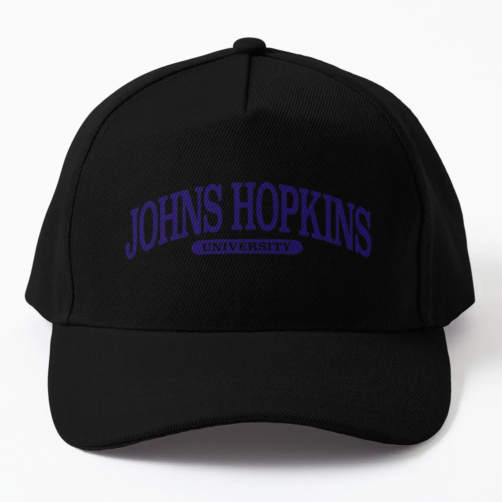 Johns Hopkins - Serif Font Berretto Da Baseball Curvo Dropshipping Elmetto Per Uomo Donna