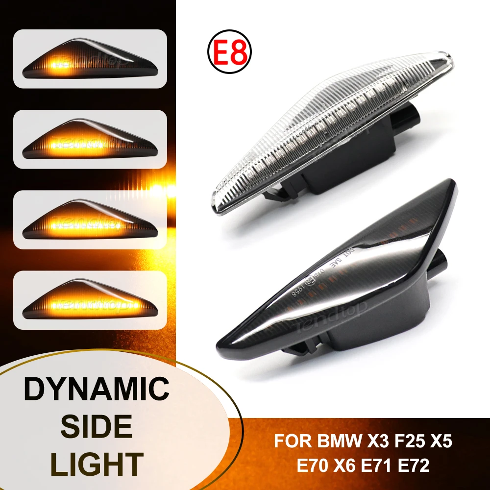 Directional Mirror Dynamic Turn Signals For Bmw X3 F25 20112017 X5 E70