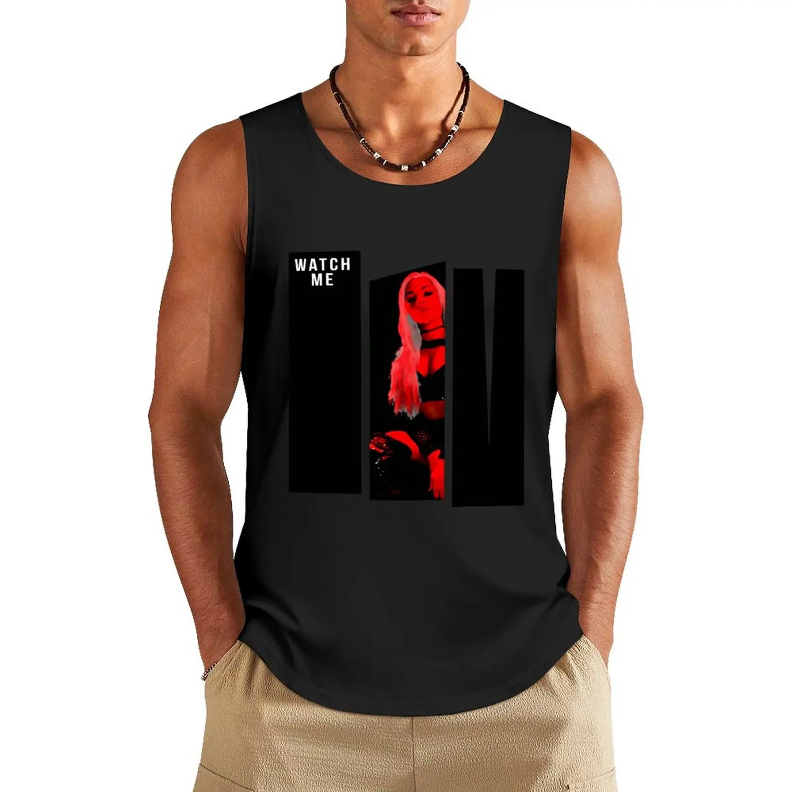 

Liv Mórgán Watch Me Team New Style for Unique The Best Tank Top male top Japanese t-shirt cotton t-shirts man