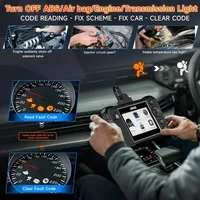 ANCEL FX3000 Elite OBD2 Car Diagnostic Scanner ABS Airbag Transmission Engine Code Reader ODB OBD 2 Scan Tools Free Update 2