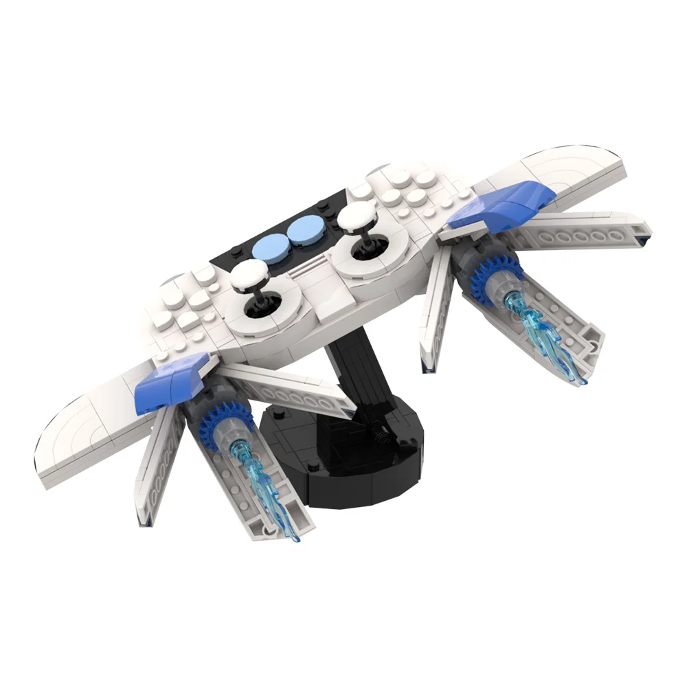Gobricks MOC Astro Bot Bricks Model Space Adventure Rescue Game Astro ...