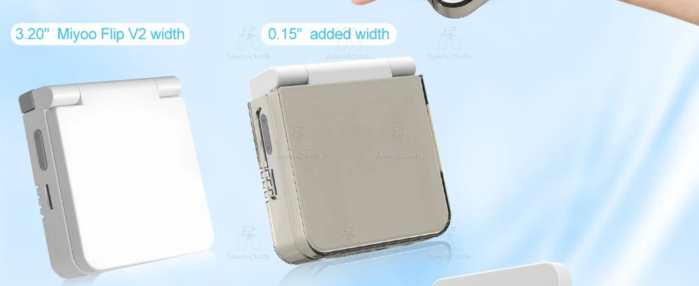 Transparente PC-Hartschale für Miyoo Flip V2/Miyoo Flip, stoßfest, kratzfest, rutschfest, hochwertige, ultraklare Schutzhülle – Detail 10