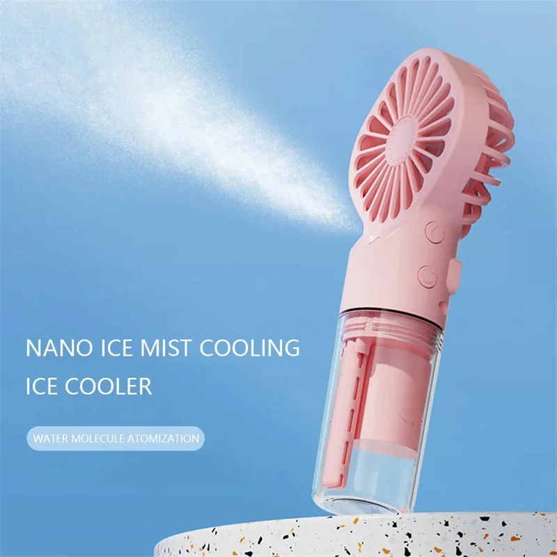 Handheld Mini Air Conditioner USB Rechargeable Portable Humidifier Mist Cooler Cooling Spray Humidifier Fan For Home/Office/Dorm 3 Sff046677228e41f485a339b39d0e6644X