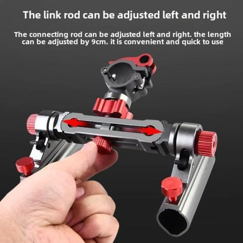 Aluminum Alloy Fishing Rod Pole Stand Bracket, Support Holder, Adjustable Clamp, Fishing Tackle Tool, Fish Chair