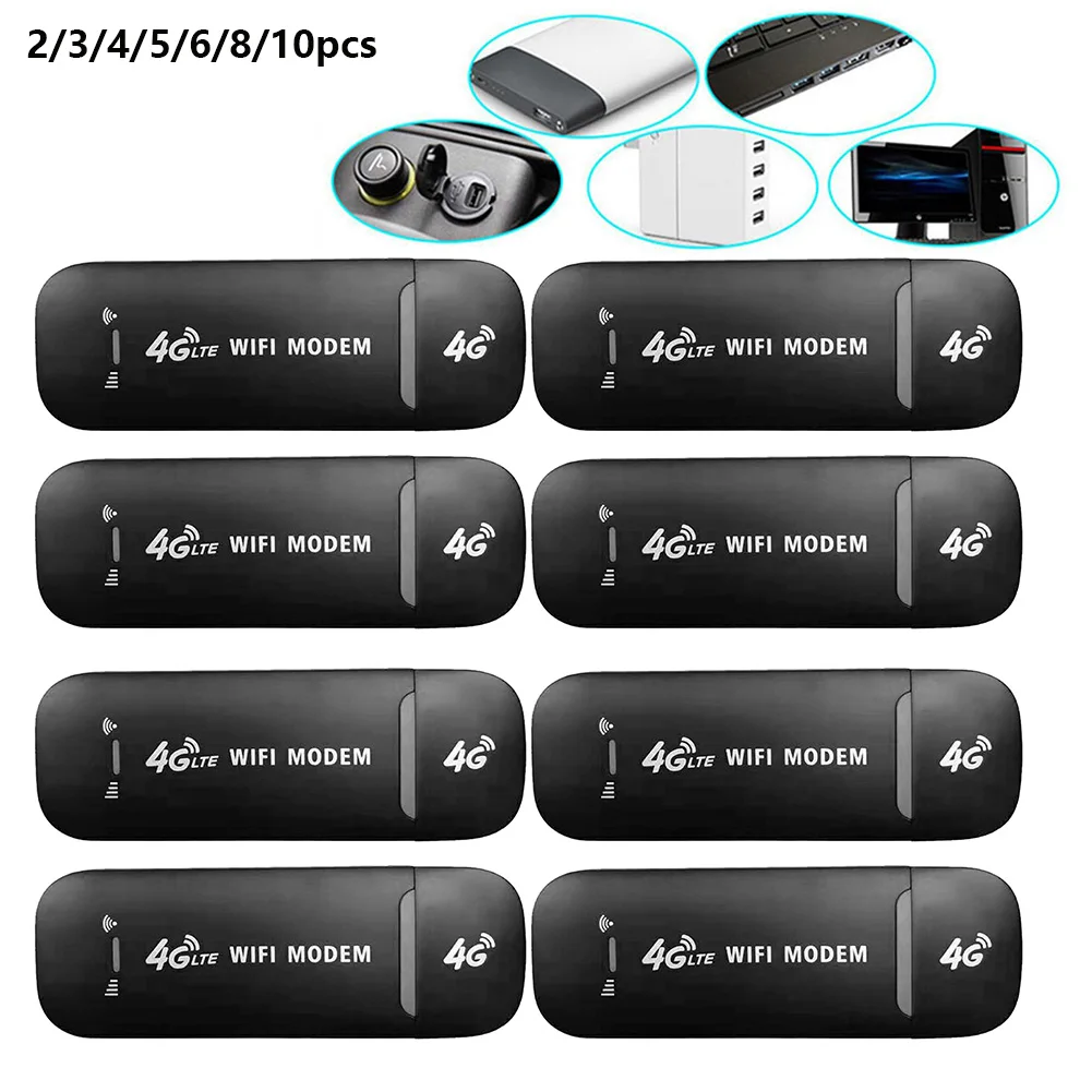 Lte sem Fio Usb Dongle Banda Larga Móvel 150mbps Modem Vara Cartão Sim Roteador sem Fio Usb 150mbps Modem Vara 10 Peças 4g