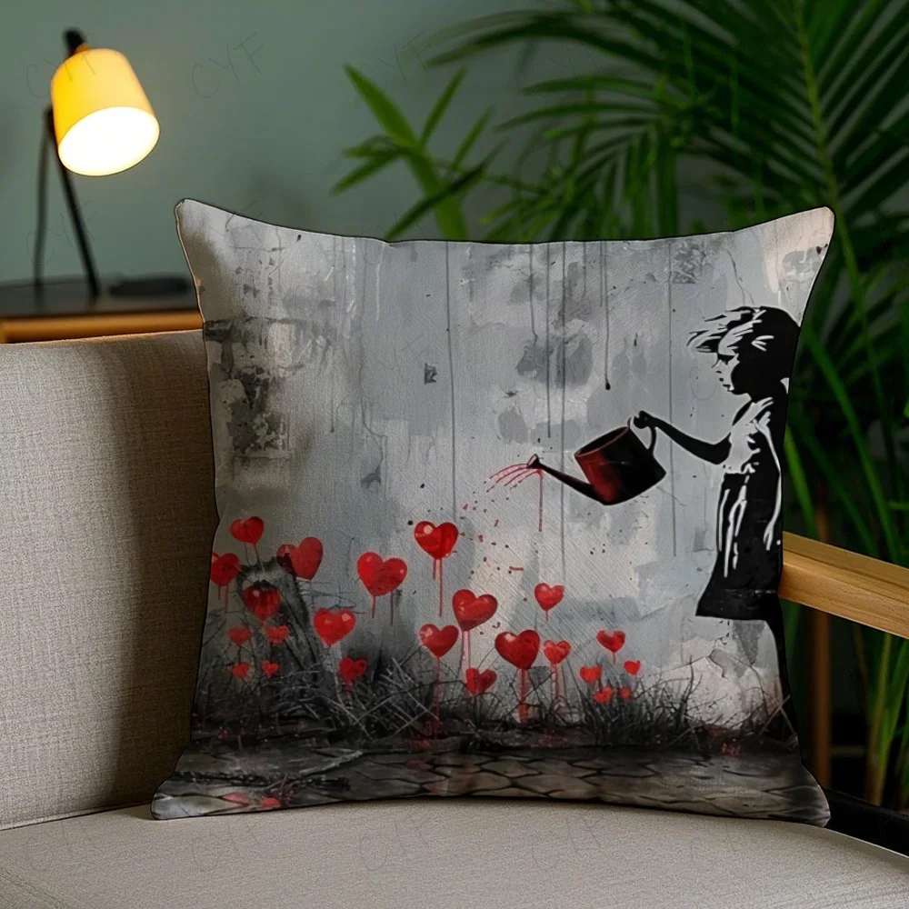 Embroidered Nordic Throw Pillow Covers