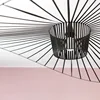Modern Vertigo Hat Suspension Lamp Industrial Vintage Led Pendant Chandelier Living Dining Room Hanging Light Home Decor Lustre 5