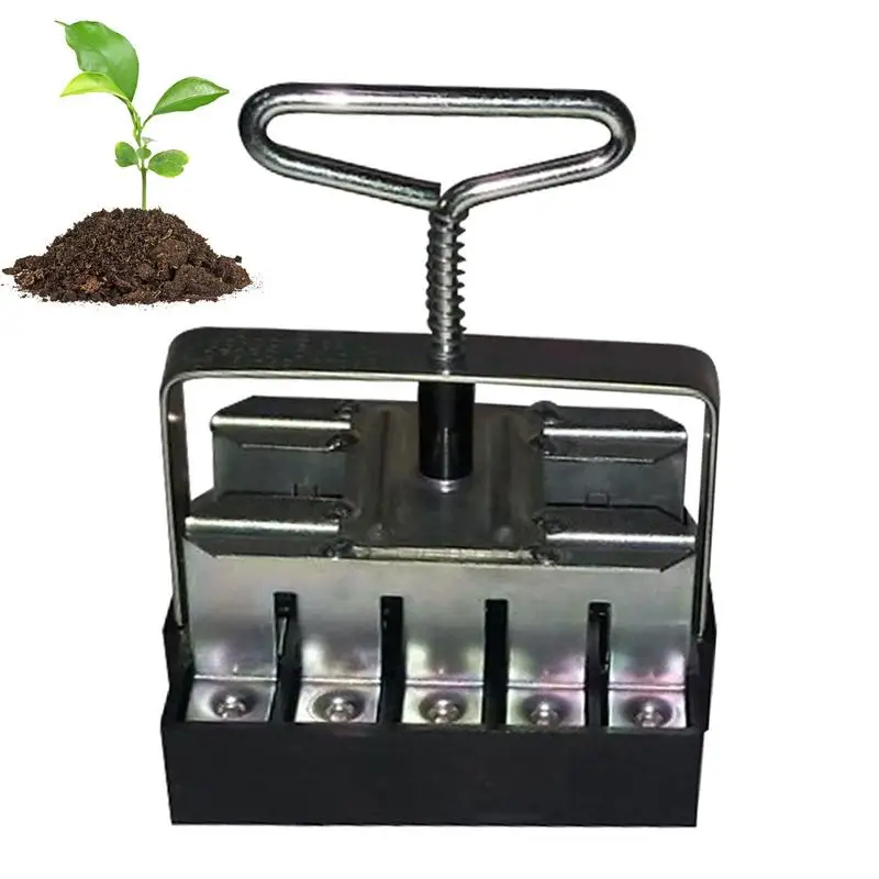 Soil Block Maker 20-Cell Manual Soil Block Model Mold Soil Blocker Planting Tools Garden Blocking Tools For Protecting Seedling