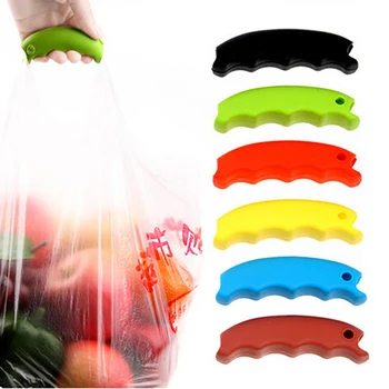 Supporto per Borse della Spesa, Porta Borse Multiple, Maniglia Secondaria Resistente e Leggera in Plastica