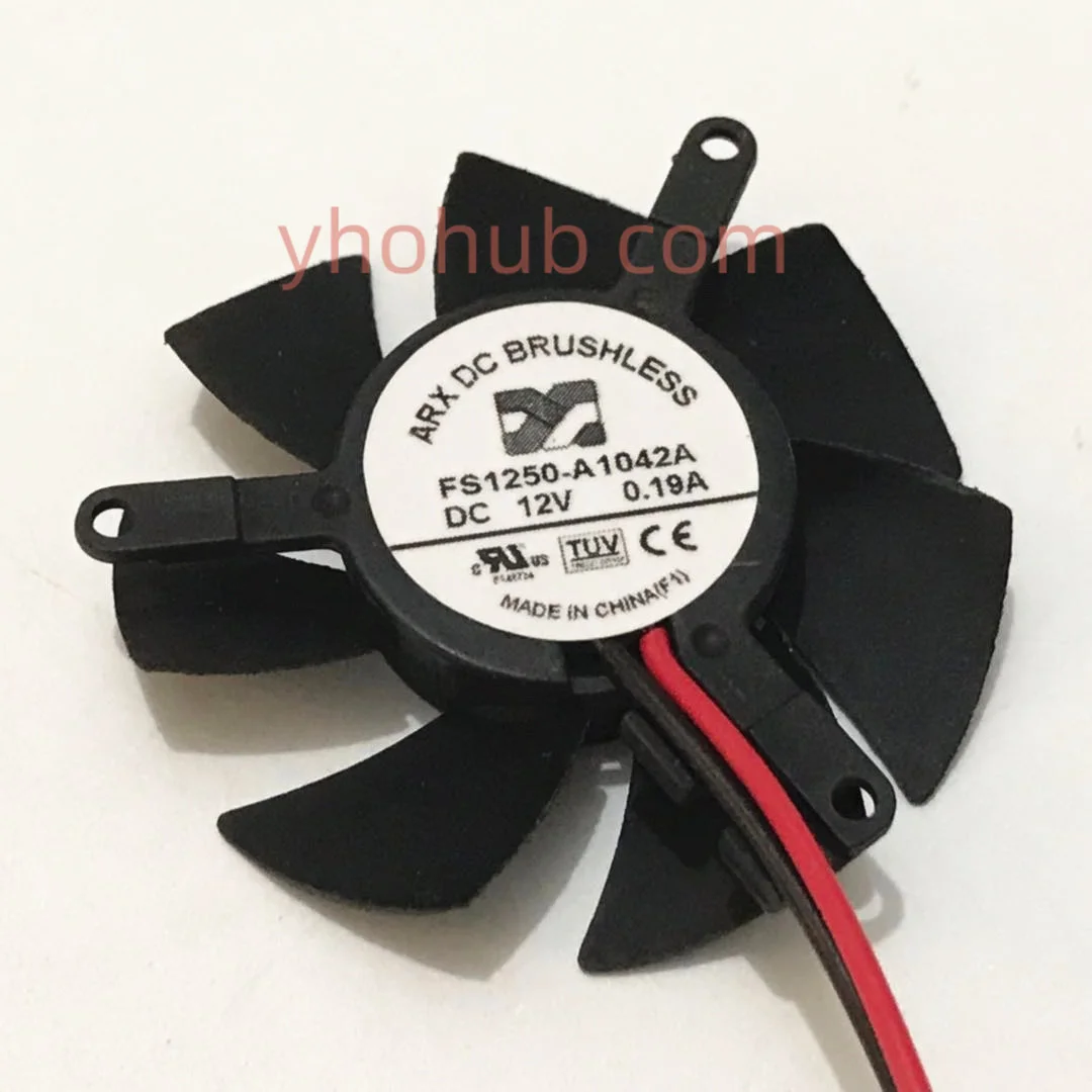 

ARX FS1250-A1042A DC 12V 0.19A 2-проводной Вентилятор охлаждения сервера