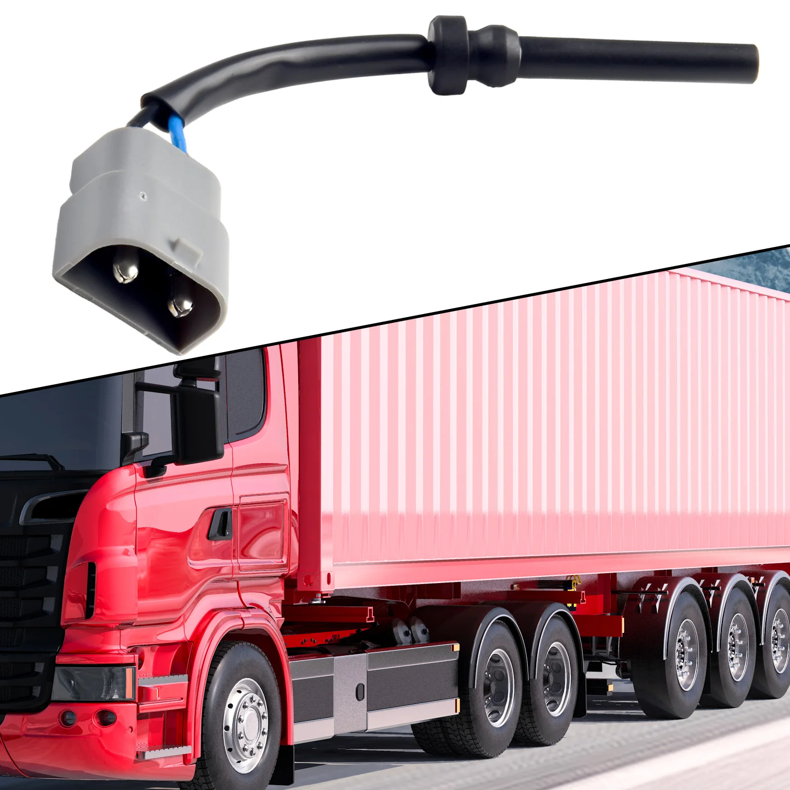 

1pc Car Coolant Level Sensor For Volvo Truck FH16 VN FL FM7 VNL VHD 630, 670, 780, B7, B9, B10, B12 #21399626 Auto Accessories