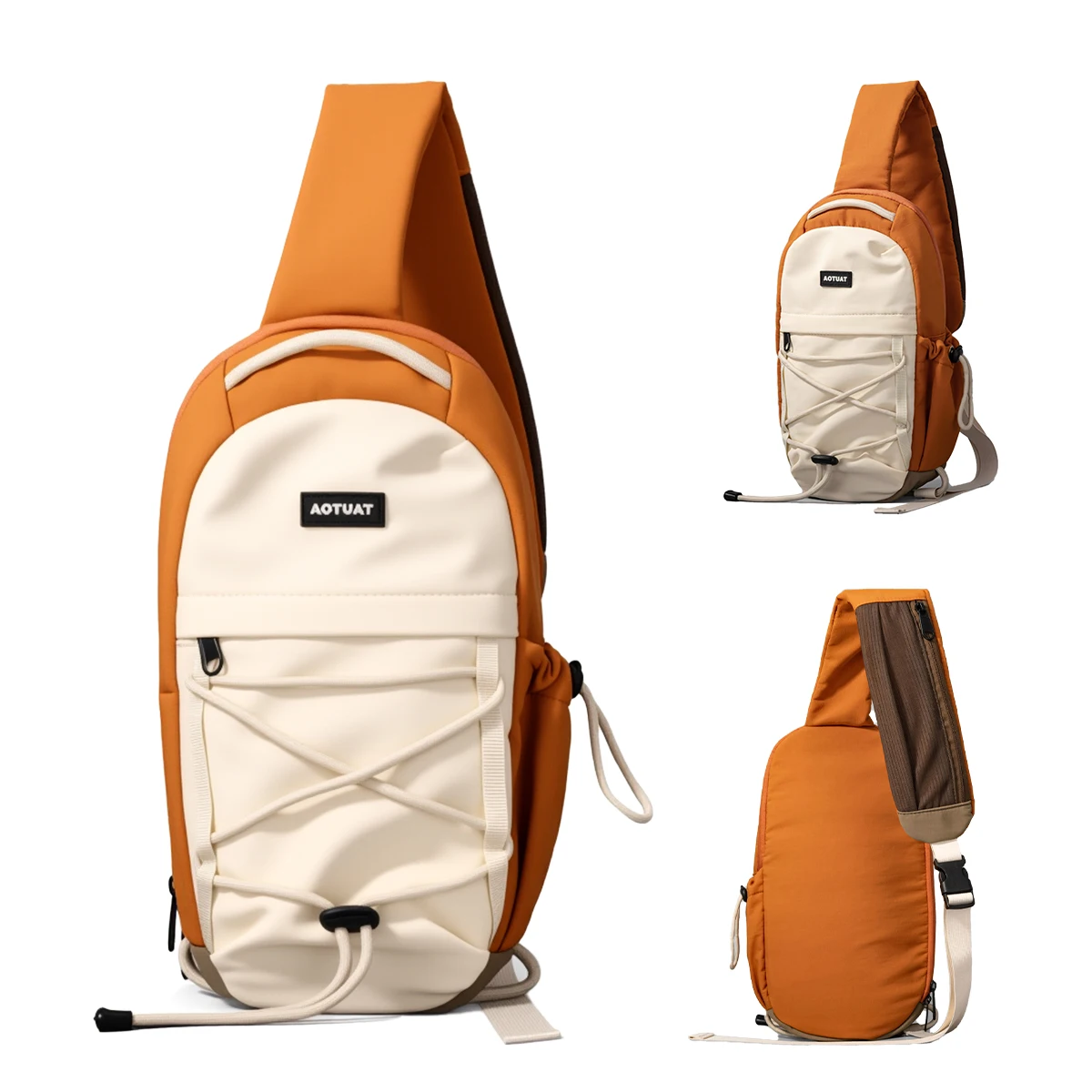 Casual Carry-On Shoulder Bag Crossbody Bag 2025 New Chest Bag Men's and Women's Ultra-Light Portable Small Bag Sports Trendy Bag Hiking Climbing Shopping