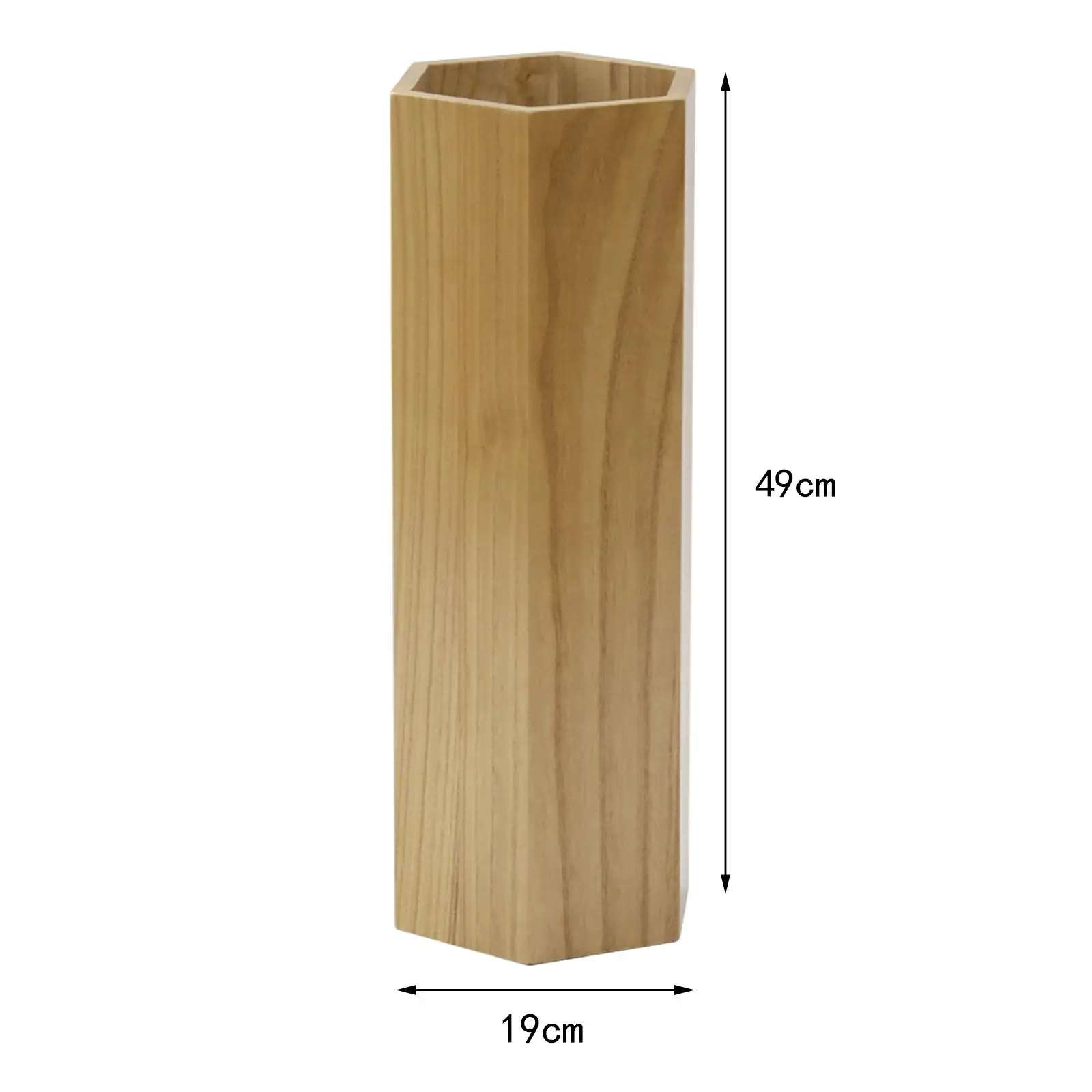 Wooden Umbrella Holder Umbrella Storage Bucket Multifunction Organizer Rack Household for Hotel Supermarket