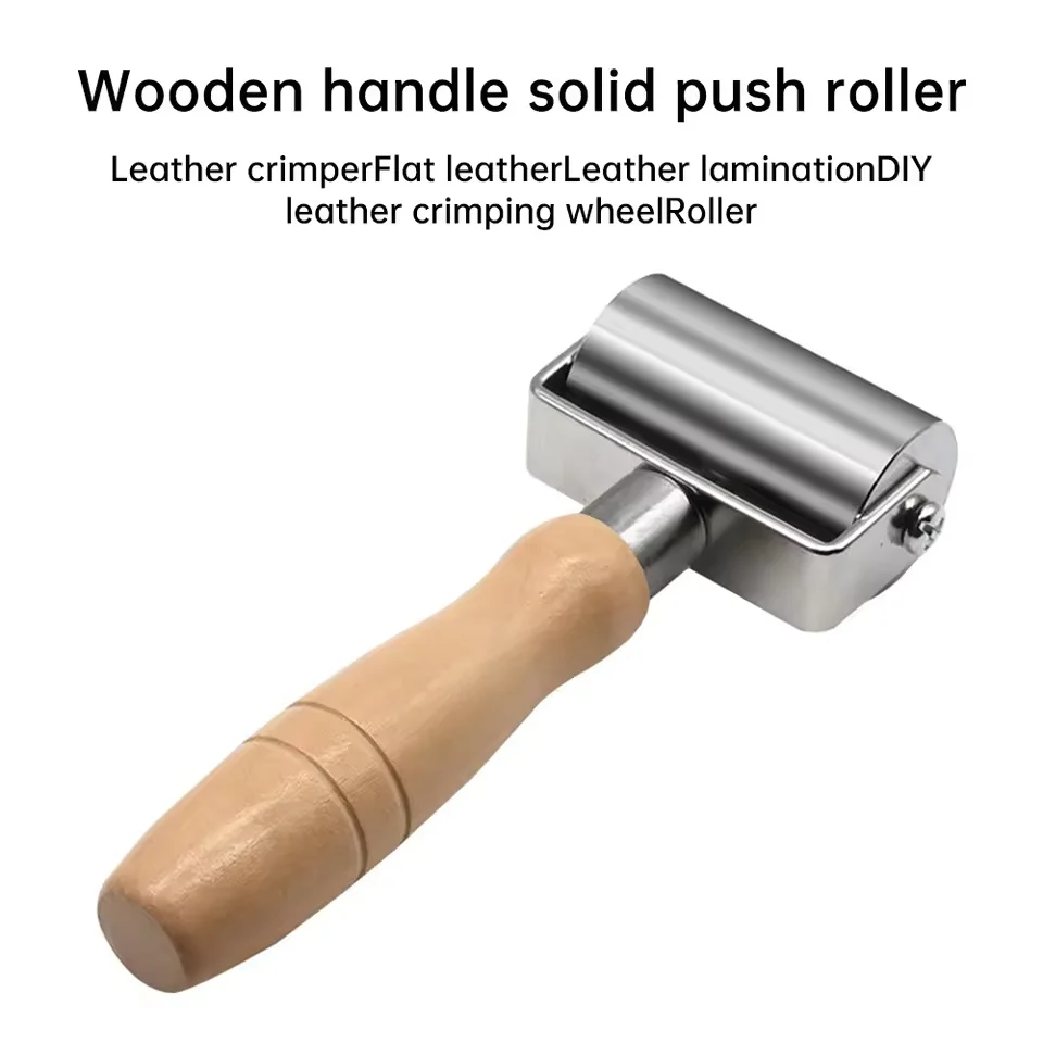 1PC Leather Glue Laminating Roller Leather Press Edge Roller Platen Tools for Craft DIY Laminating Tool for Leather Craft - 4
