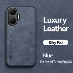 Luxury Magnetic Leather Soft Case for Xiaomi Redmi Turbo 4 Pro - Premium Back Cover s (FG-Blue)