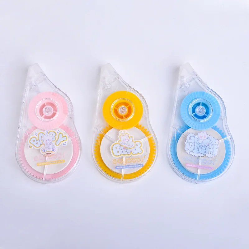 

1Pcs White Sticker Correction Tape Office/School Supplies Student Error Tape Belt Stationery School Corrector Writing Tool 6M
