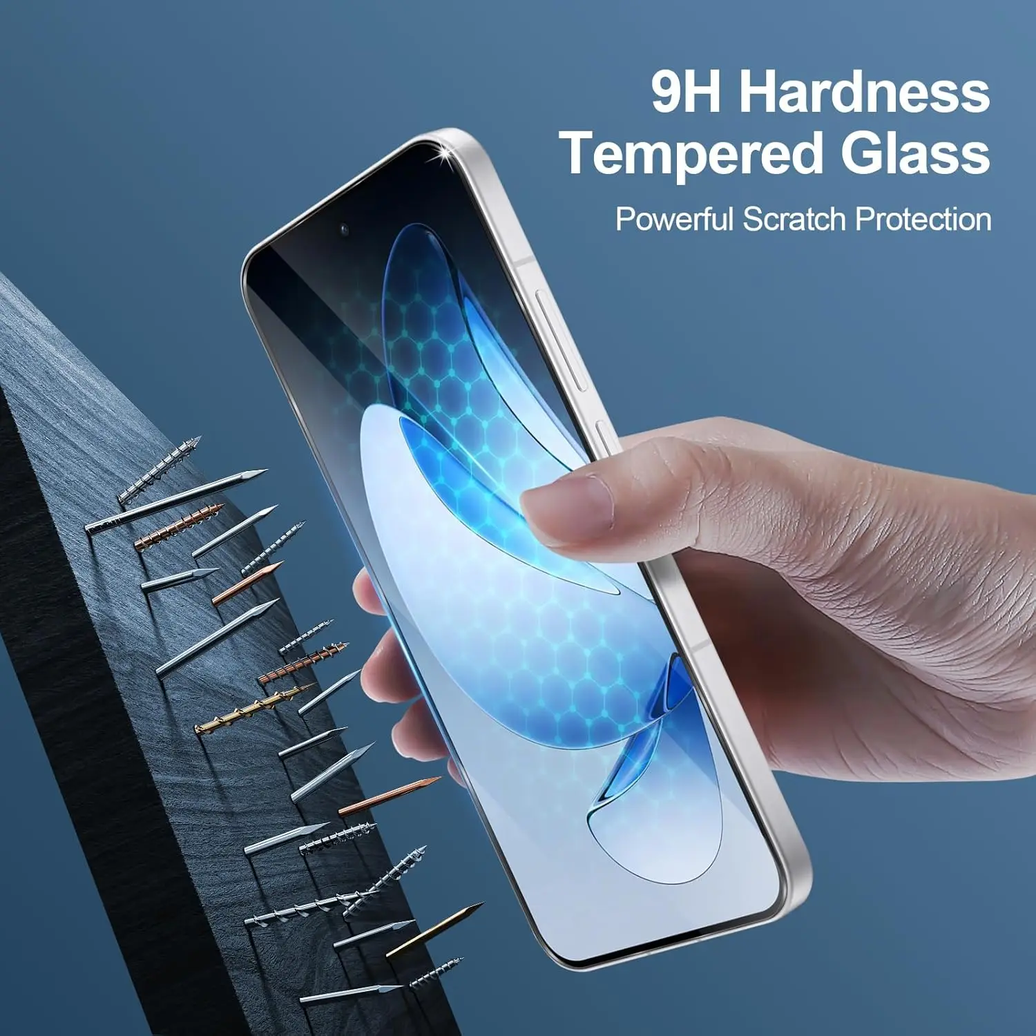 Premium Tempered Glass Screen Protector Set - 2-4 Pack