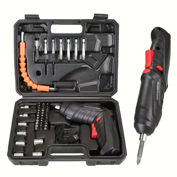 Mini Cordless Electric Screwdriver Kit - Power Screwdrivers with Deformable Bits, Small USB Charging 1
