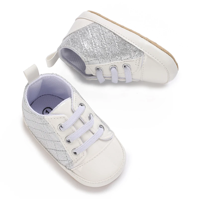 Baby baptism Shoes For Boy Newborn White Baby Causal Shoes Soft Sole Antiskid Baby Boy Shoes Toddler Infant Baby Walker Shoes 5