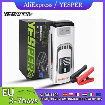 YESPER FAST MAX Avviatore di emergenza per auto portatile 12V Tensione 99,9Wh capacità auto Booster di alimentazione di emergenza LED Avviatore per auto