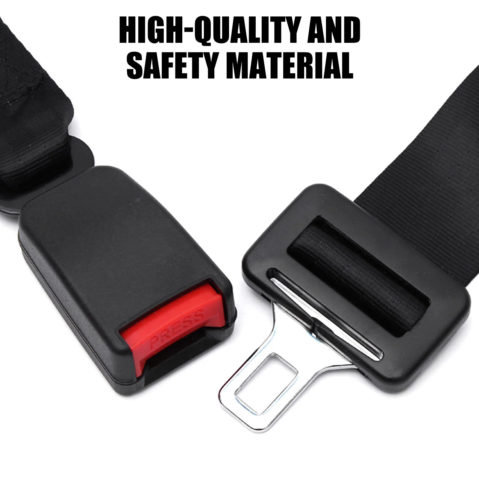 Adjustable Car Seat Belt Buckles Extender Extension 25-80CM Inch Convenient Car Belt Extension Extender Strap Seat Belt Extender Seat Belt Extender Kit Car Seat Belt Accessory