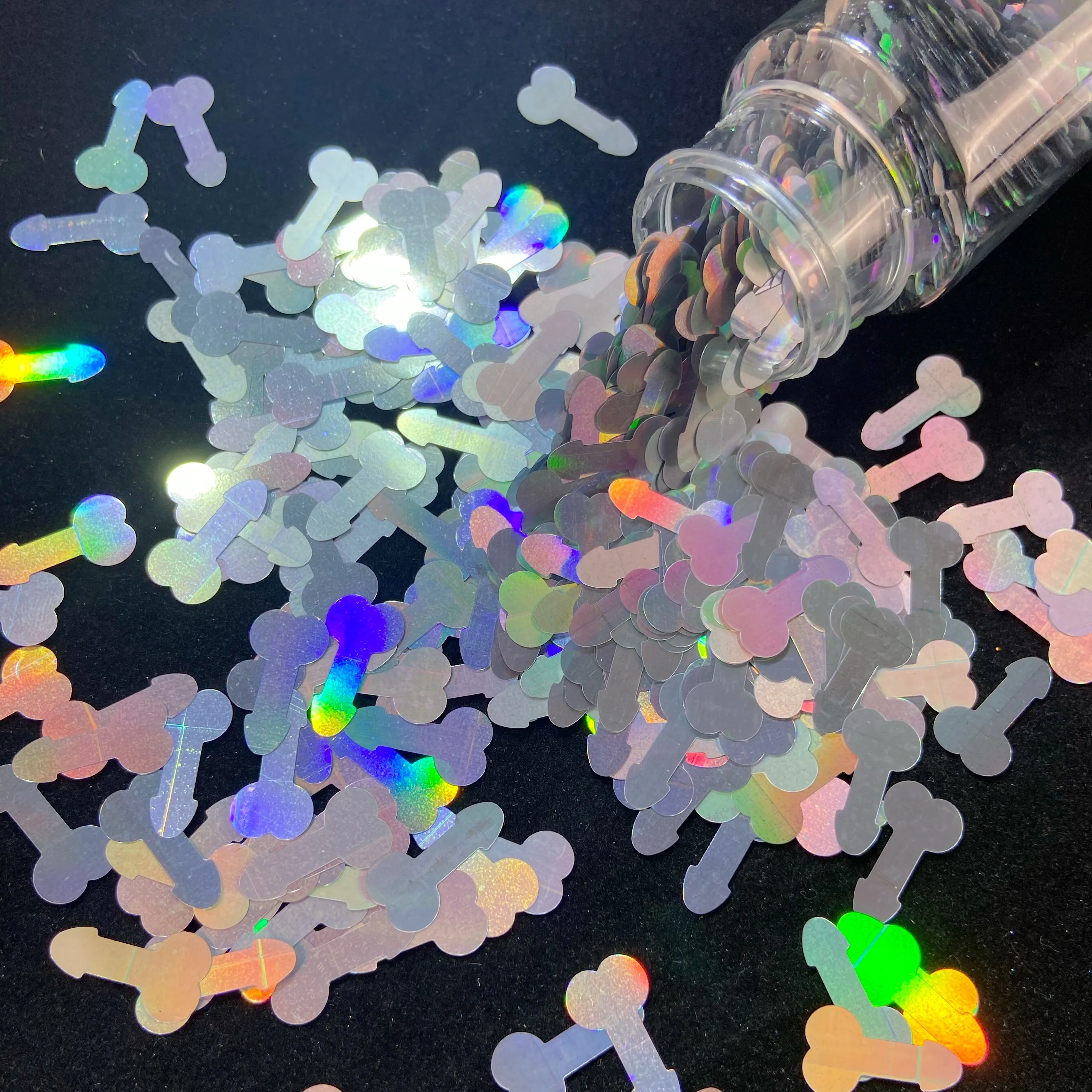 KXY PrettyG 10g Penis Dicks Shape Glitter for Resin DIY Making Body Art Craft Makeup Decoration Accessories nail glitter nail decoration body glitter