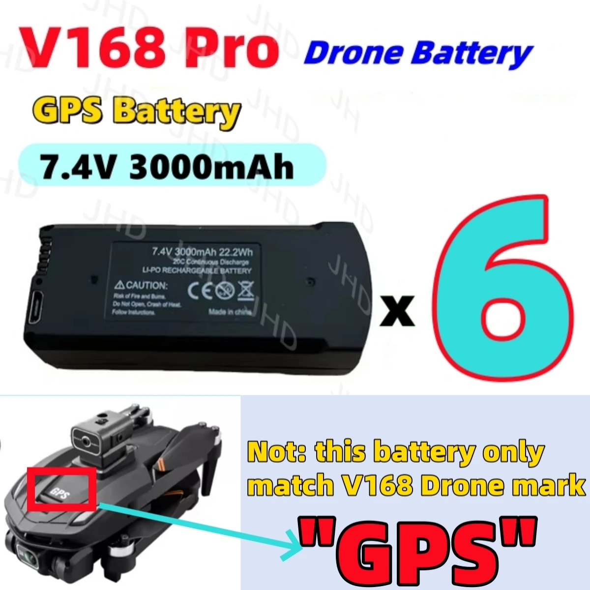 V168 GPS 3000mAh 6B