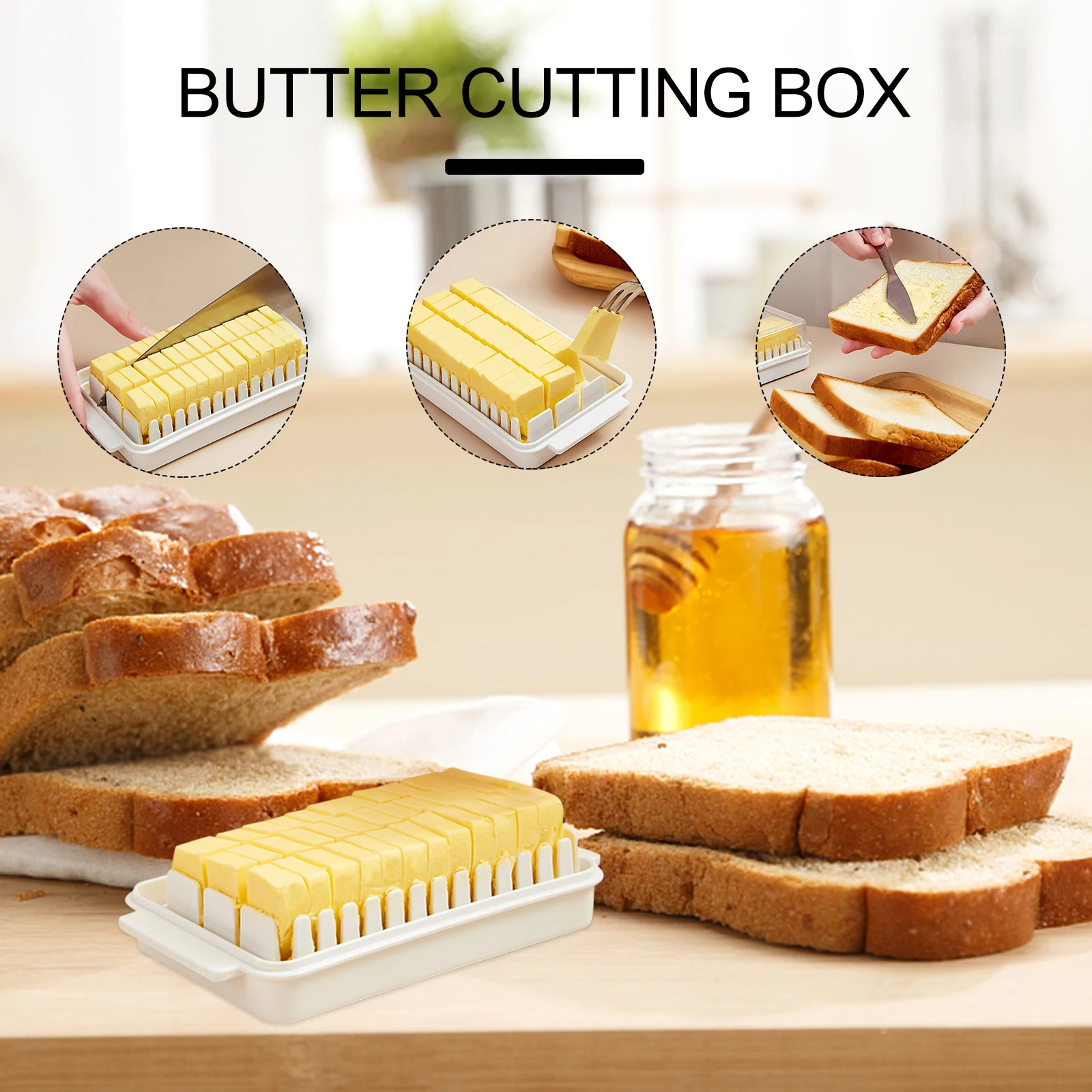 Butter Cut Crisper Box, Butter Slicer Cutter, Butter Cutter Slicer