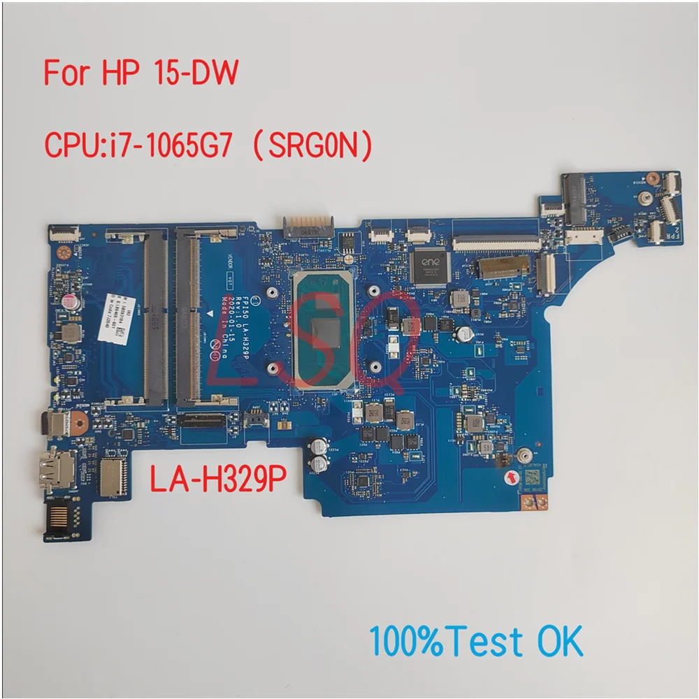 

LA-H329P For HP ProBook 15-DW Laptop Motherboard With CPU i7-1065G7 PN:L86465-601 L86470-601 100% Test OK