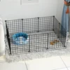 Dog cage Wire mesh fence indoor teddy animal escape barrier 4