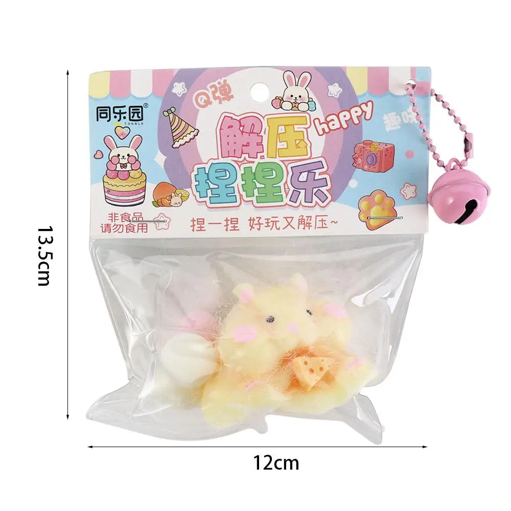 Cute Taba Squishy Hamster Squeeze Toy Cartoon Fidgets Toy Funny Plush Pinch Decompression Toy Stress Relief For Kids Adults Gift 6